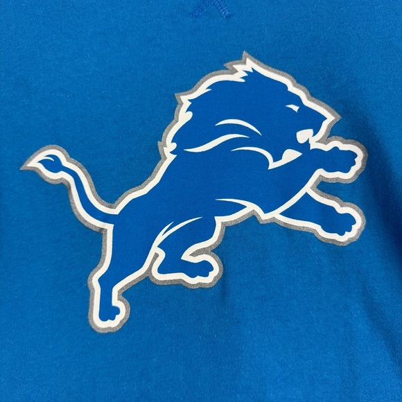 NFL Detroit Lions | Boys M 10/12 Blue Long Sleeve Layered Tee - Picture 2 of 6